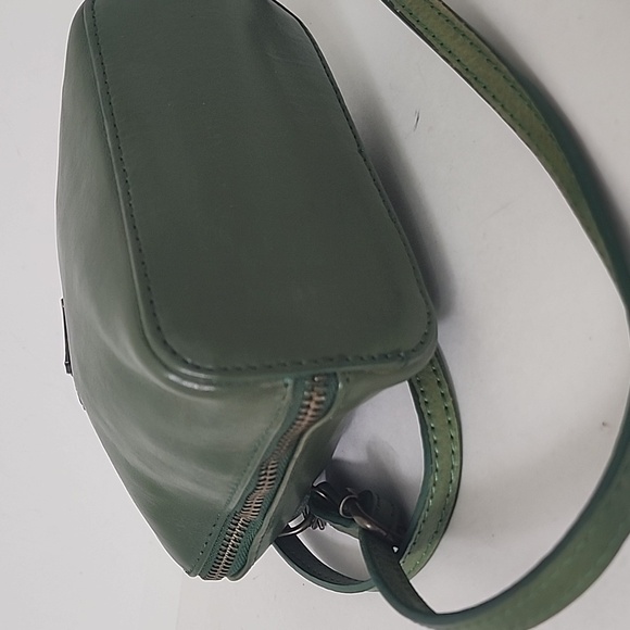 Pratesi Firenze Italian Leather Green shoulder bag - Picture 7 of 12